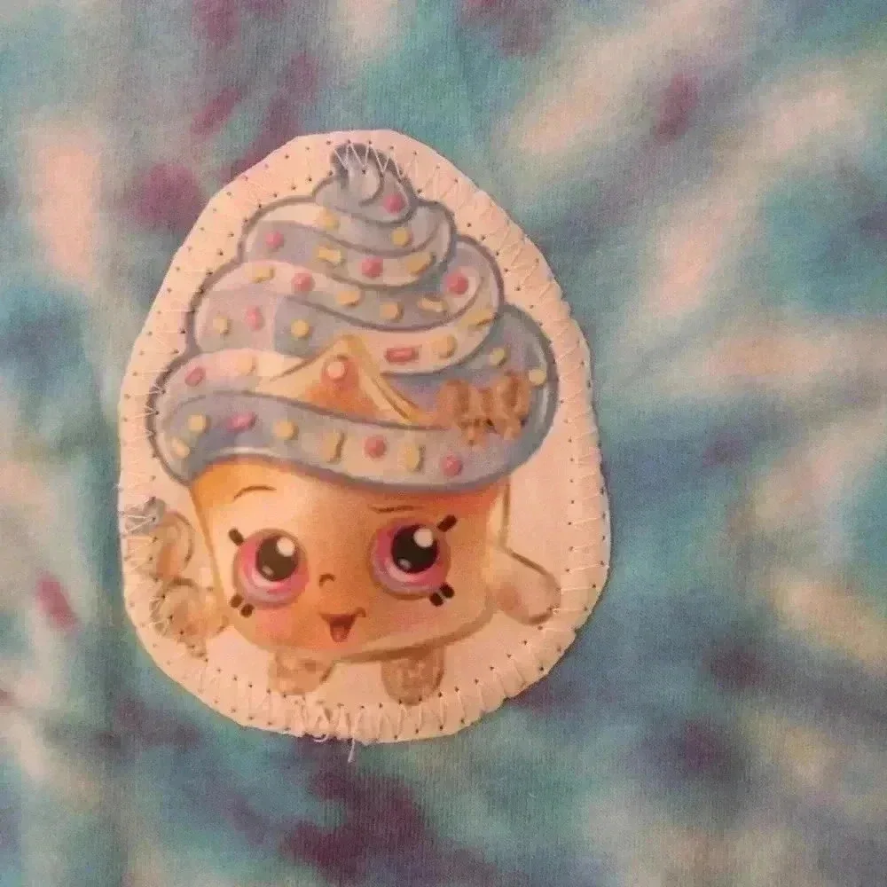 New! Hand tie dyed Shopkins T-shirt